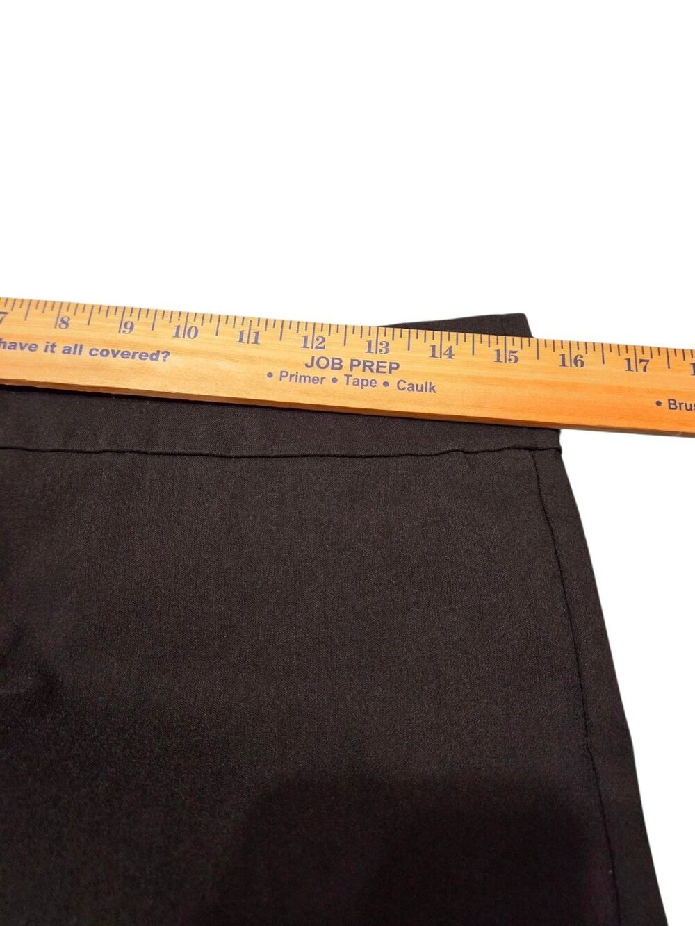 Krazy Larry Straight Leg Pants Pull On Womens 10 Black Elastic Waist Stretch J73 - Picture 6 of 8